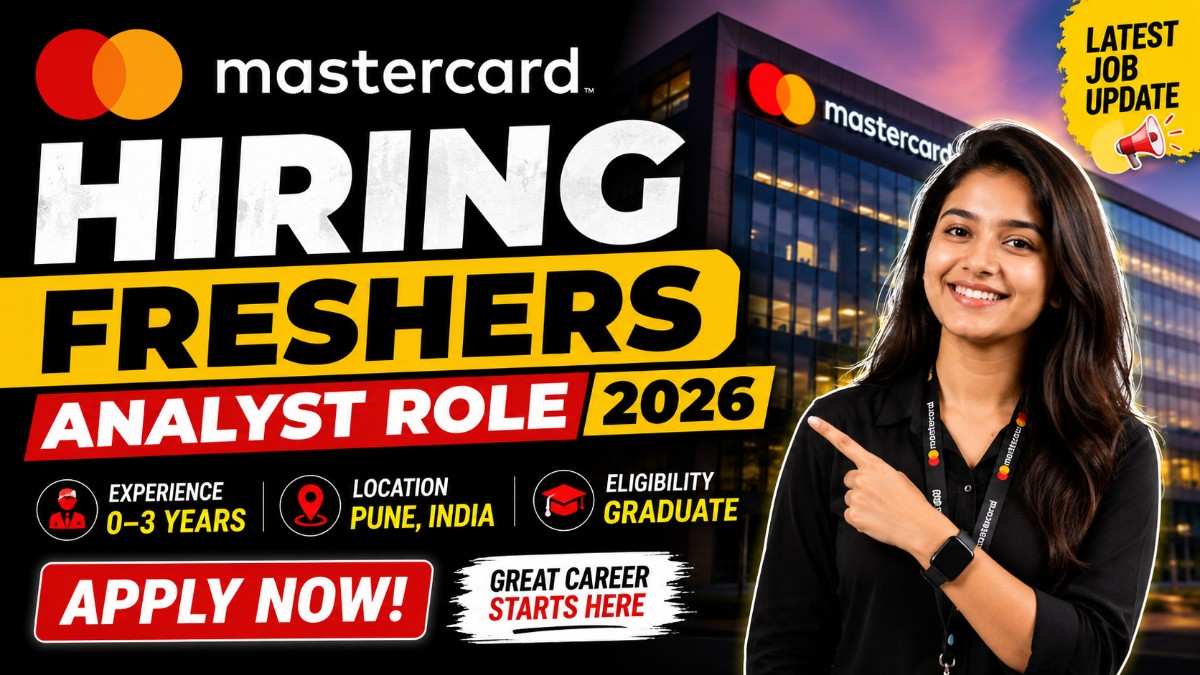 Mastercard Analyst Jobs 2026 in India | Freshers Can Apply