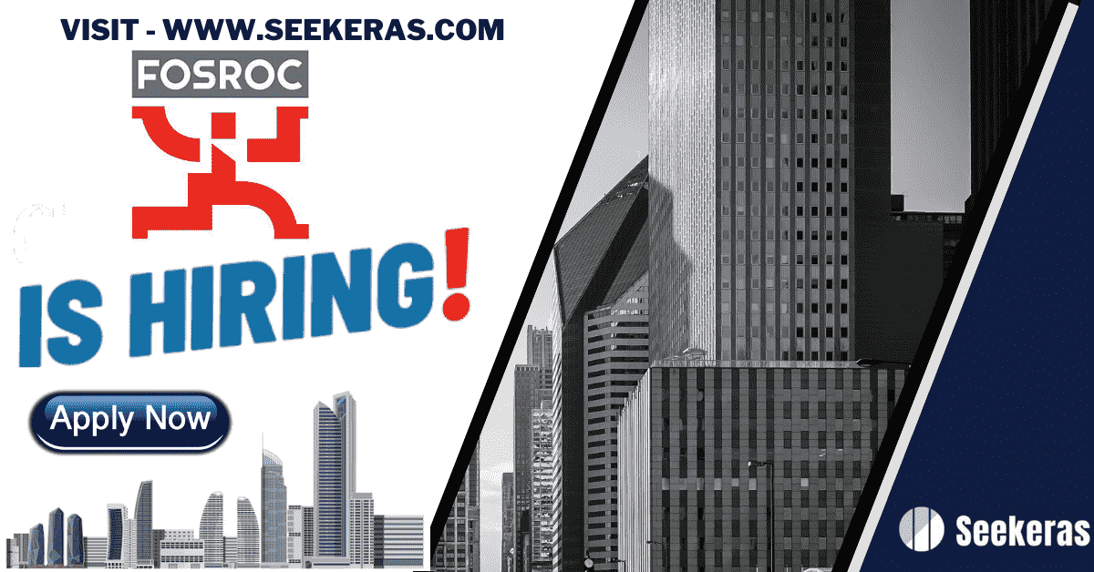 Fosroc Recruitment 2023
