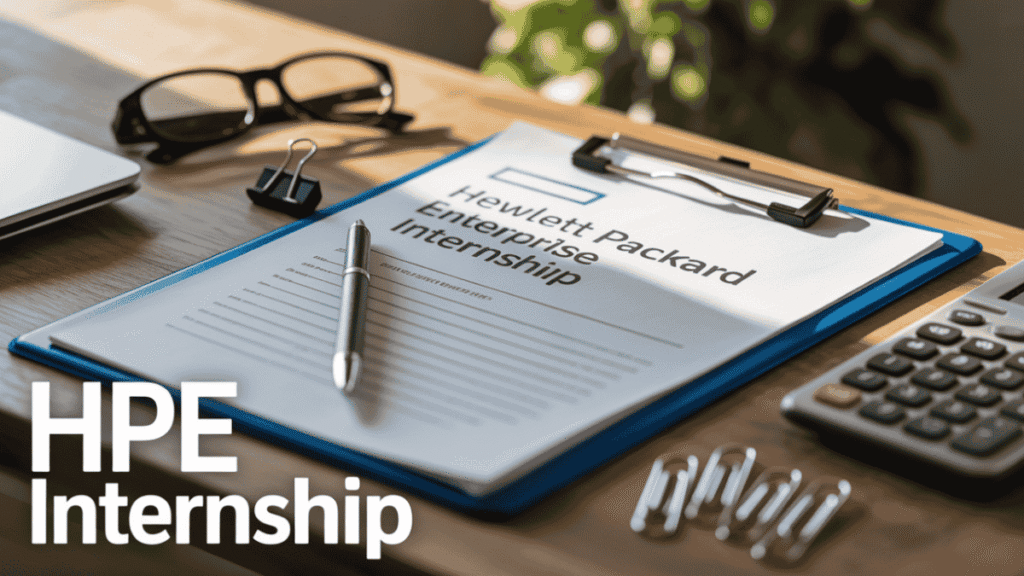 Hewlett Packard Enterprise Internship