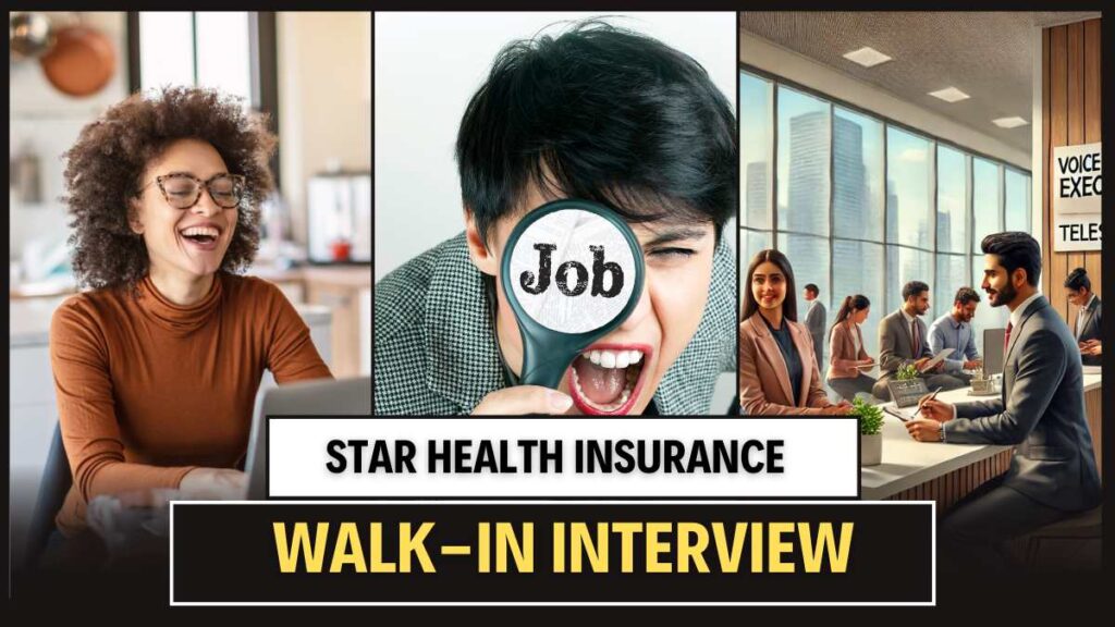 Star Health Insurance Job Opening