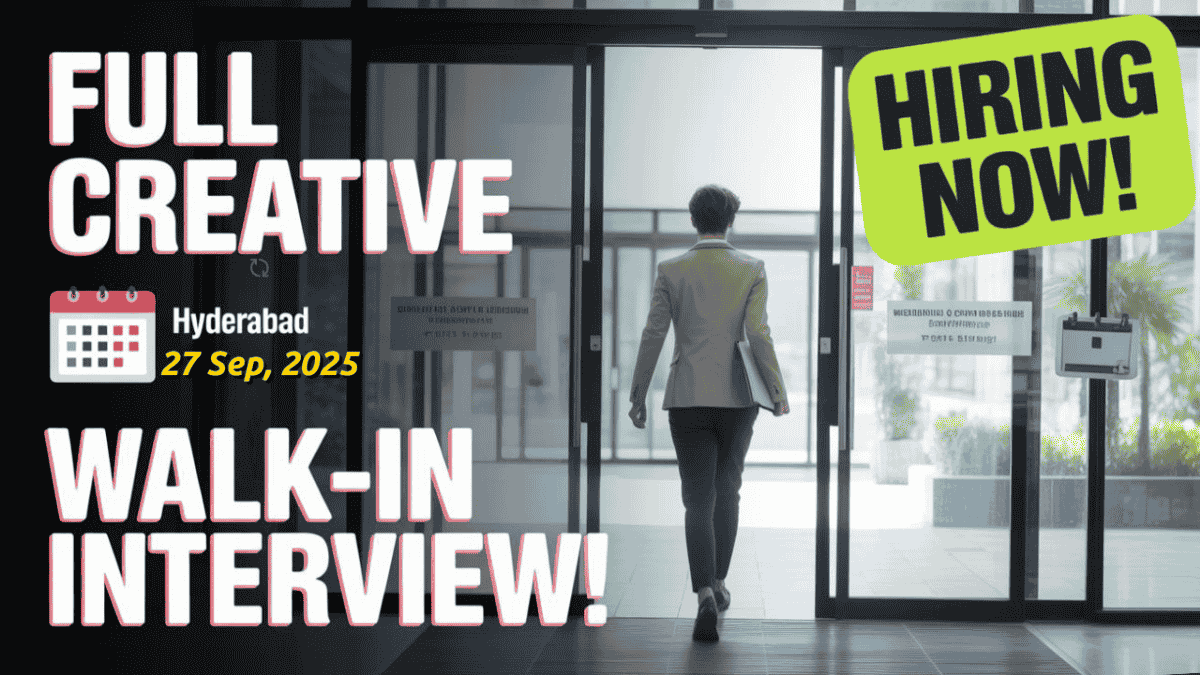 Full Creative Walk-in interview