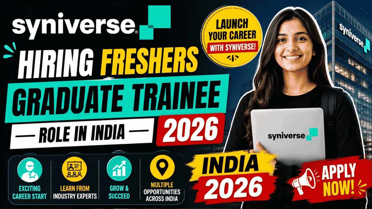 Syniverse Graduate trainee hiring in India 2026