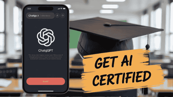 Free AI and ChatGPT course with certificate by OpenAI