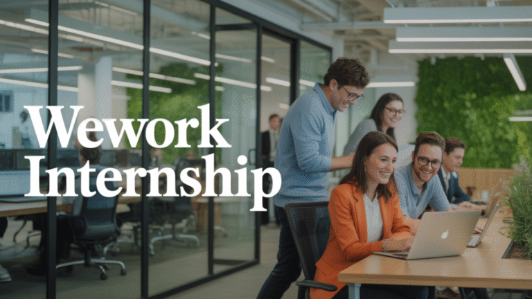 Internship Opportunity at WeWork : Apply Now! - foundthejob.com