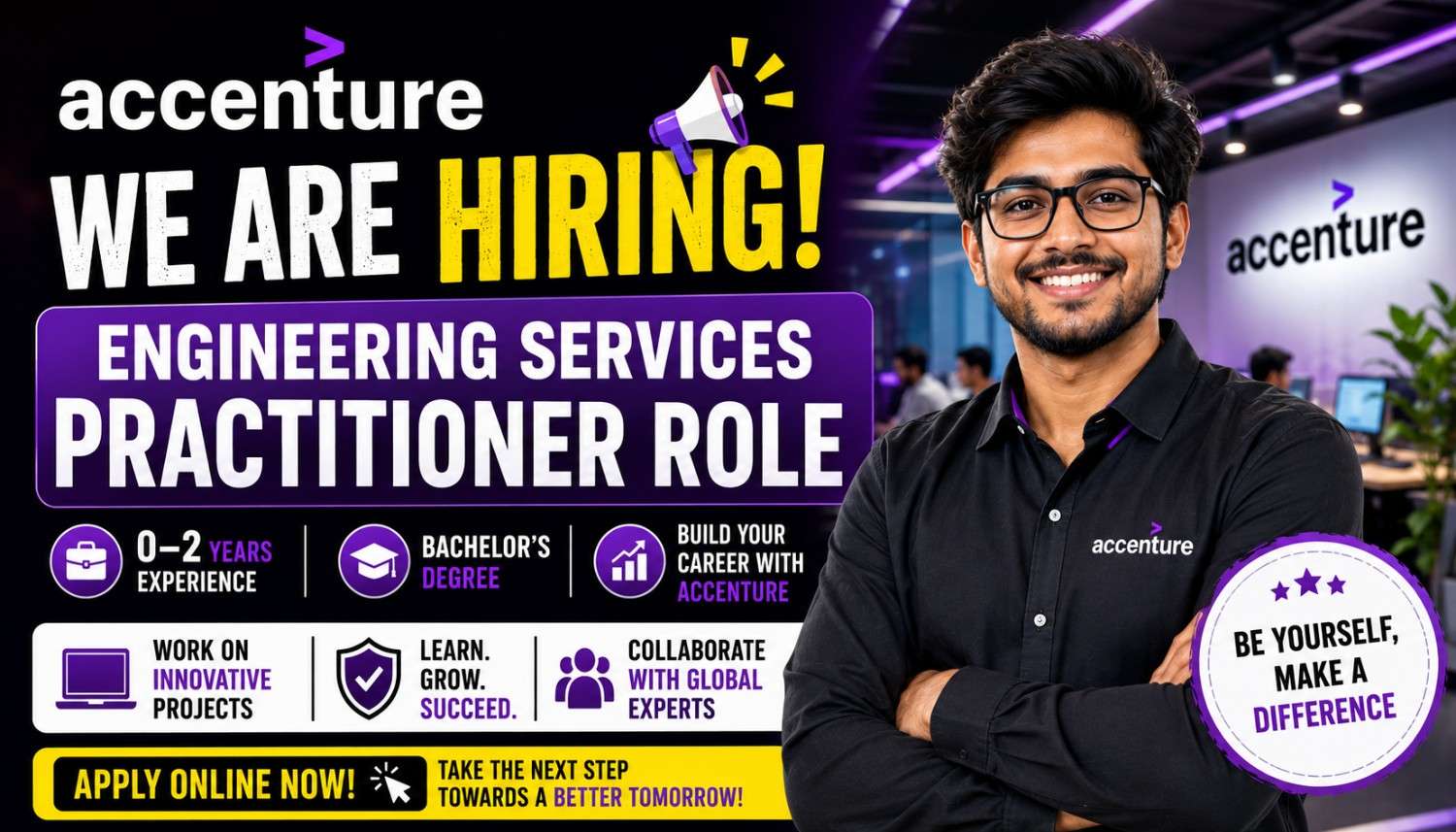 Accenture Hiring for Engineering Services Practitioner Role