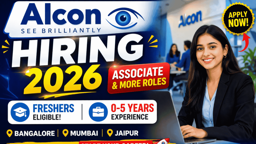 Alcon Hiring Associate & More Roles