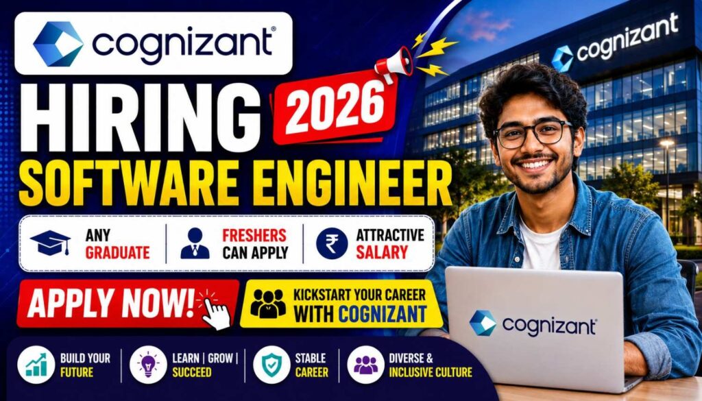 Cognizant Hiring Software Engineer 2026