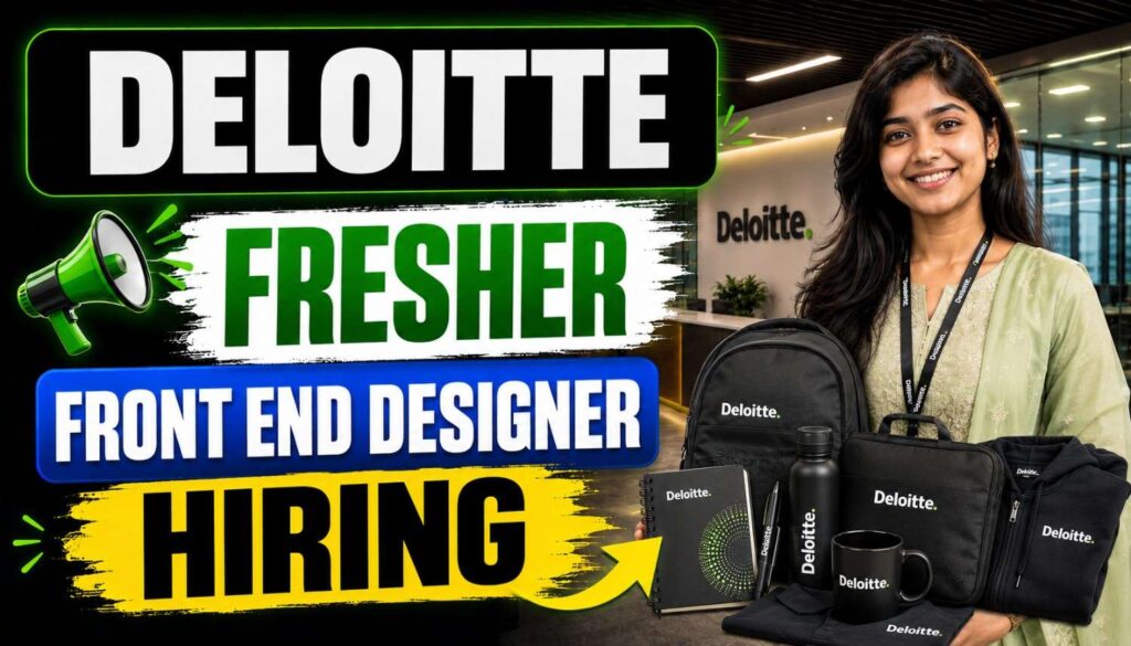 Deloitte Hiring Front End Designers 2026