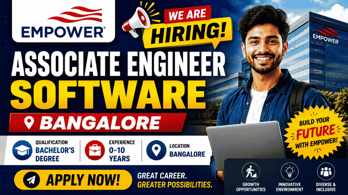 Empower Hiring Associate Engineer Software in Bangalore