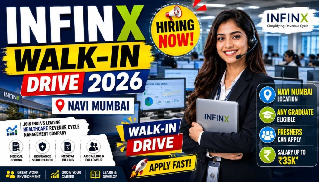 INFINX Walk-In Drive 2026 in Navi Mumbai