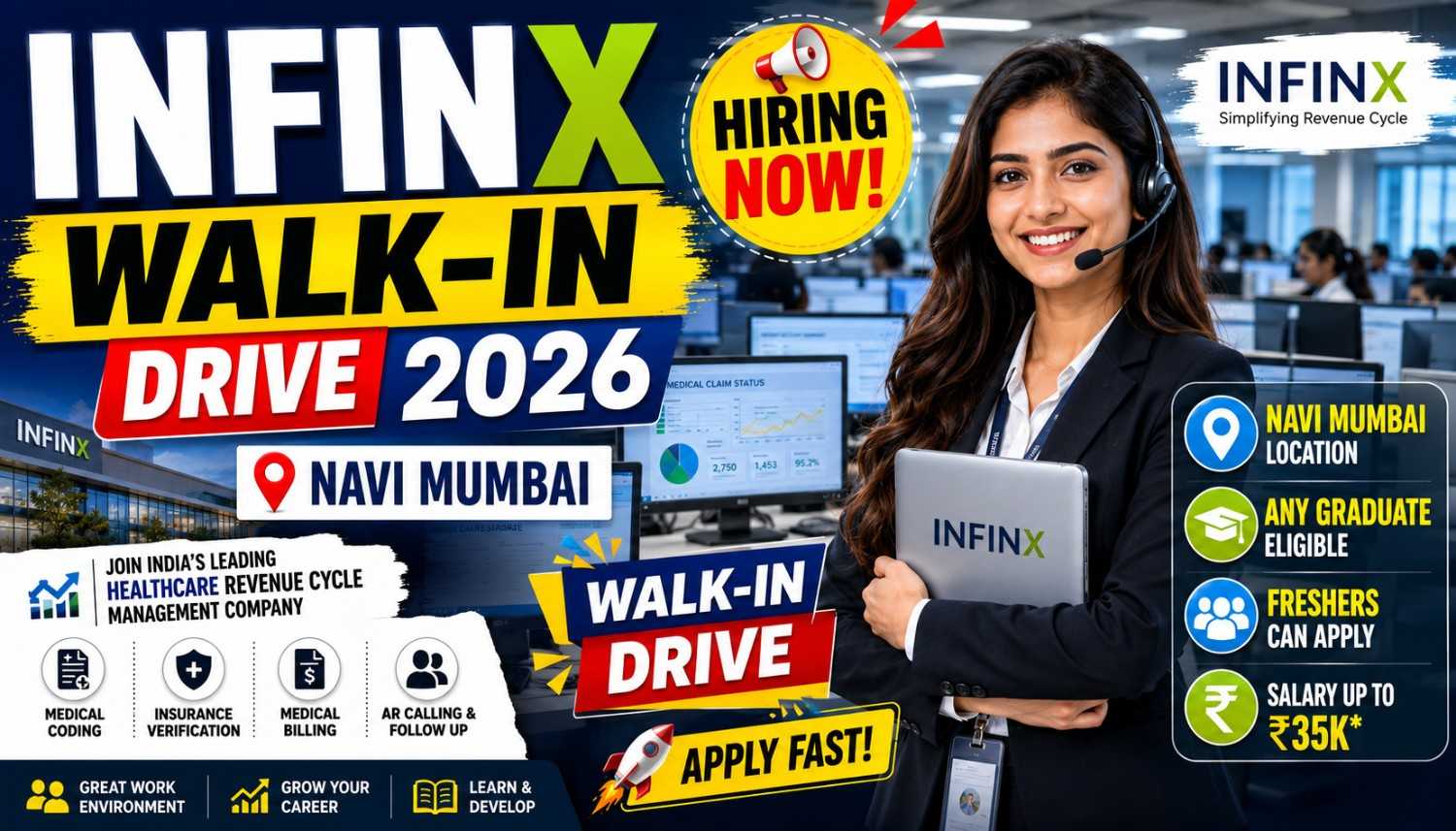 INFINX Walk-In Drive 2026 in Navi Mumbai