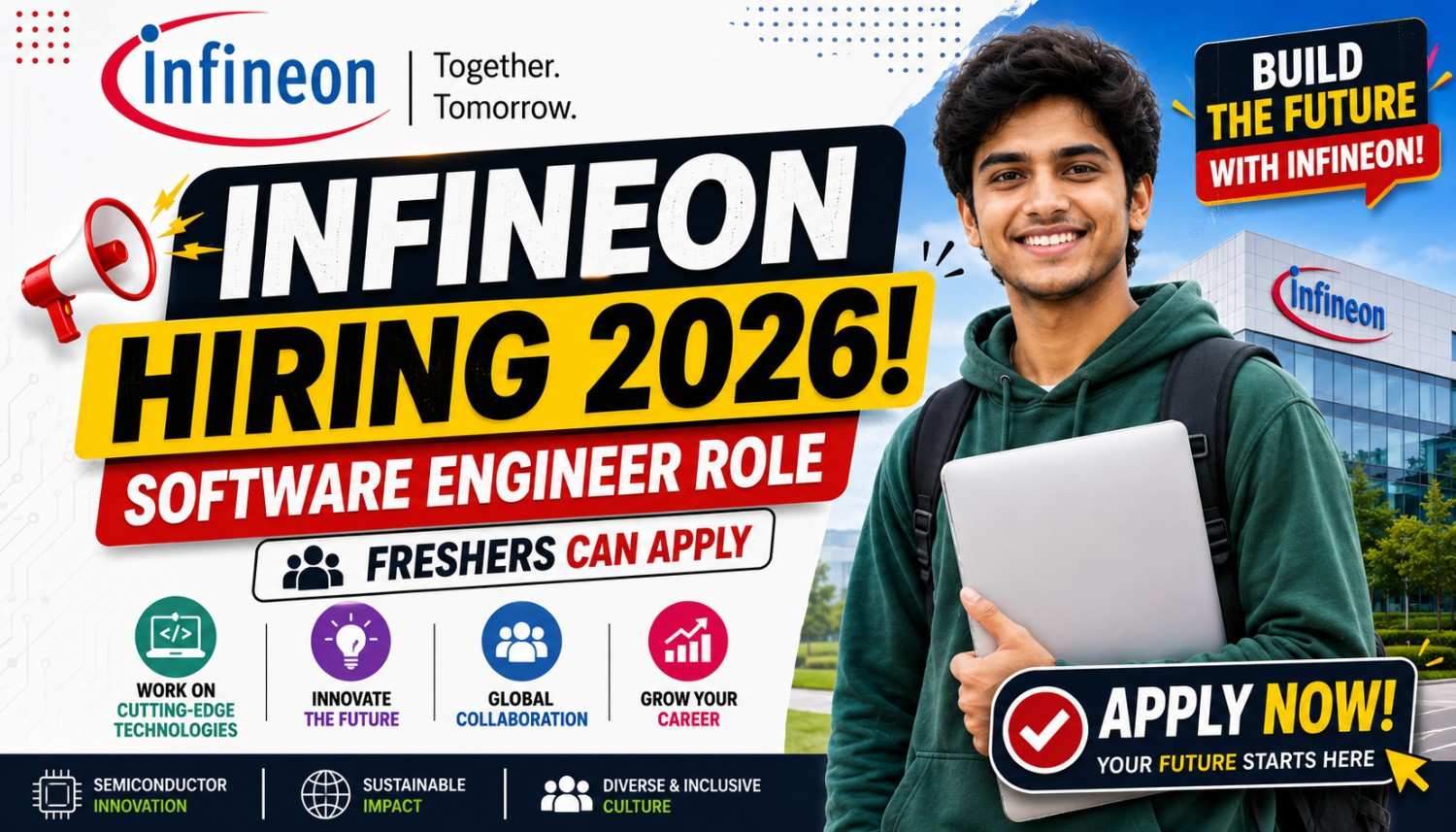 Infineon Hiring 2026 for Software Engineer Role