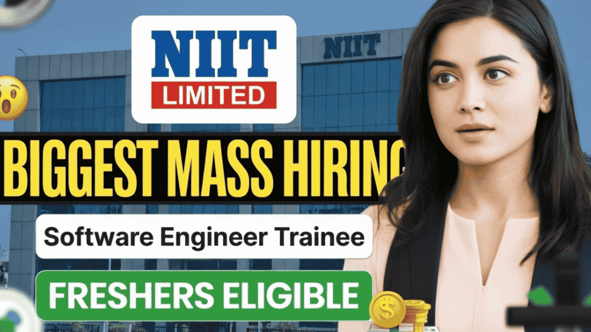 Internship Opportunity at NIIT Limited
