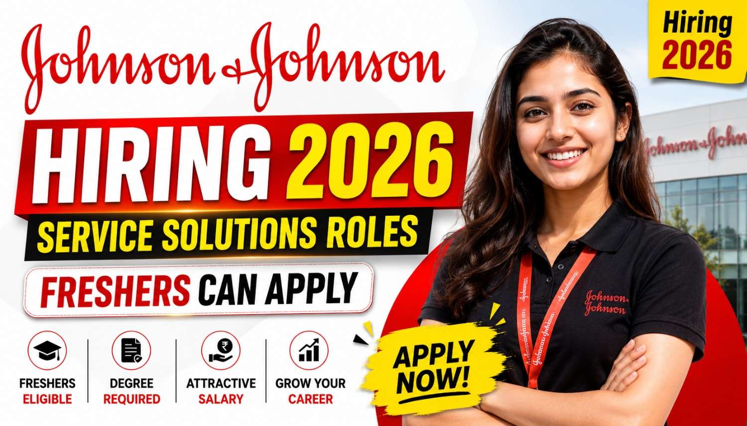 Johnson & Johnson Hiring 2026 for Service Solutions Roles