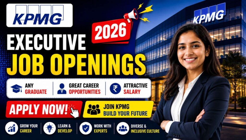 KPMG Executive Job Openings 2026