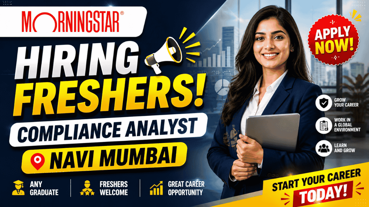 Morningstar Hiring Freshers for Compliance Analyst in Navi Mumbai