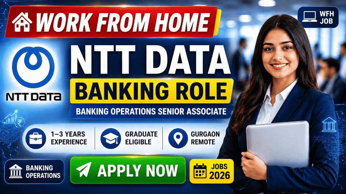 NTT DATA Work From Home Jobs 2026