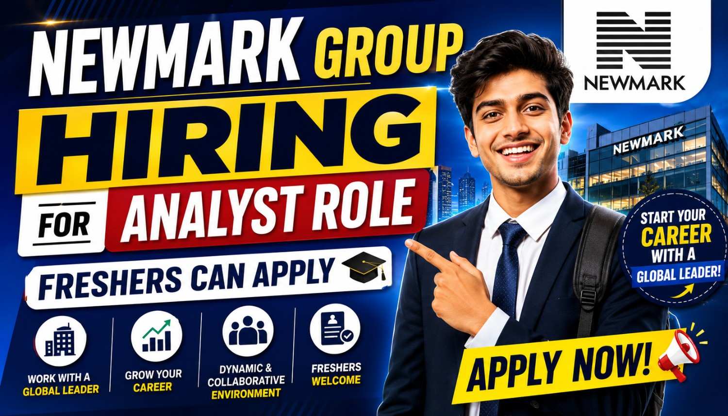 Newmark Group Hiring for Analyst Role