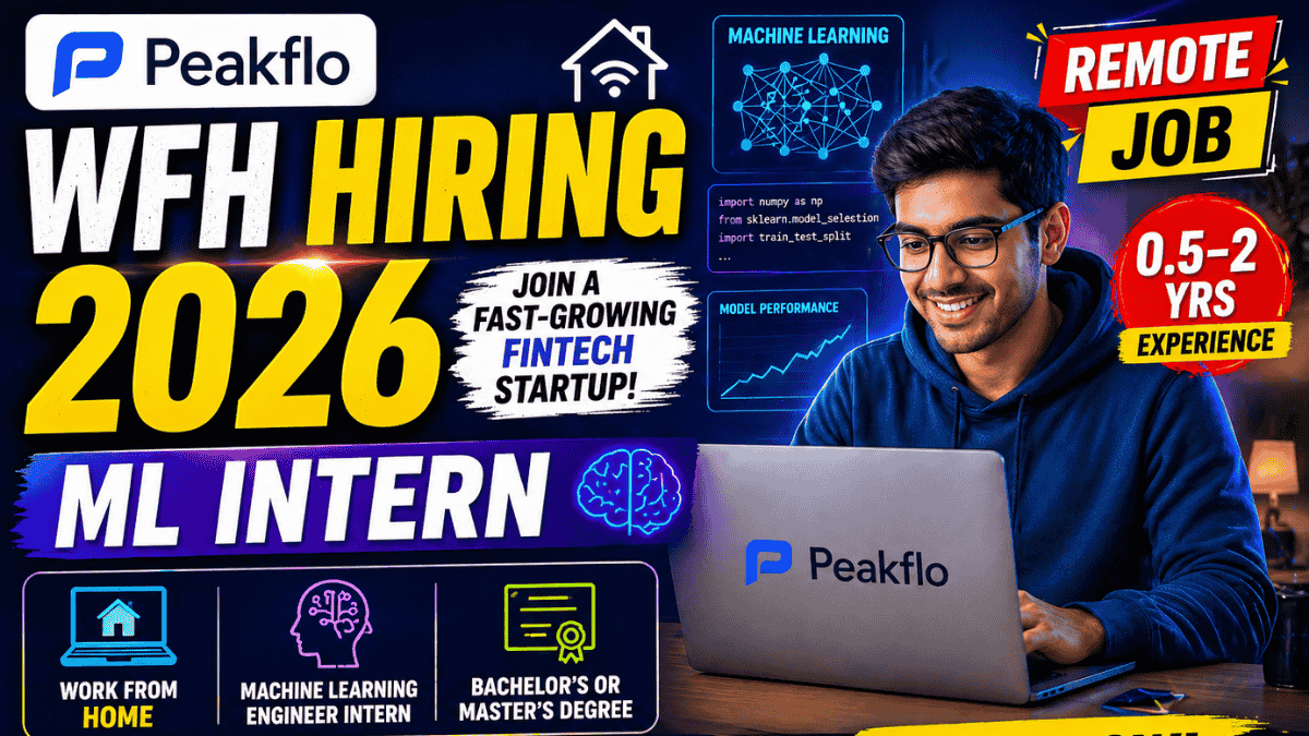 Peakflo Work From Home Hiring 2026