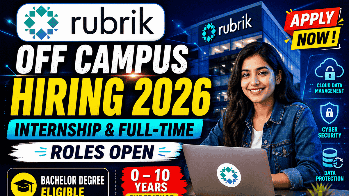 Rubrik Off Campus Hiring 2026