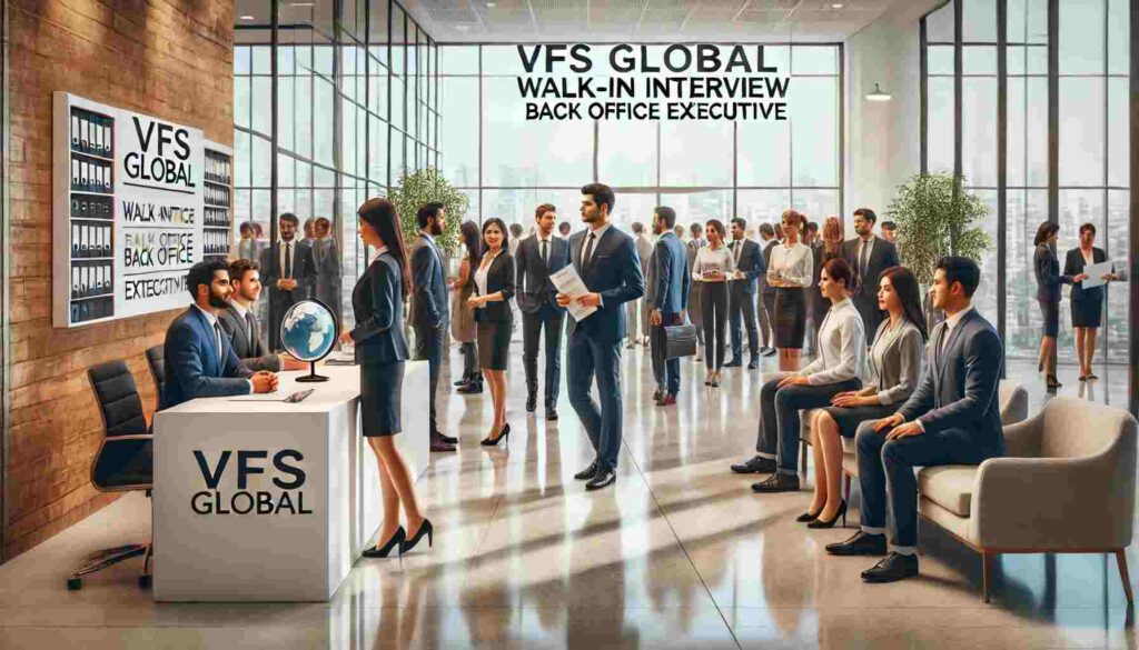 VFS Global Walk-in Interview in Mumbai for Back Office Executive