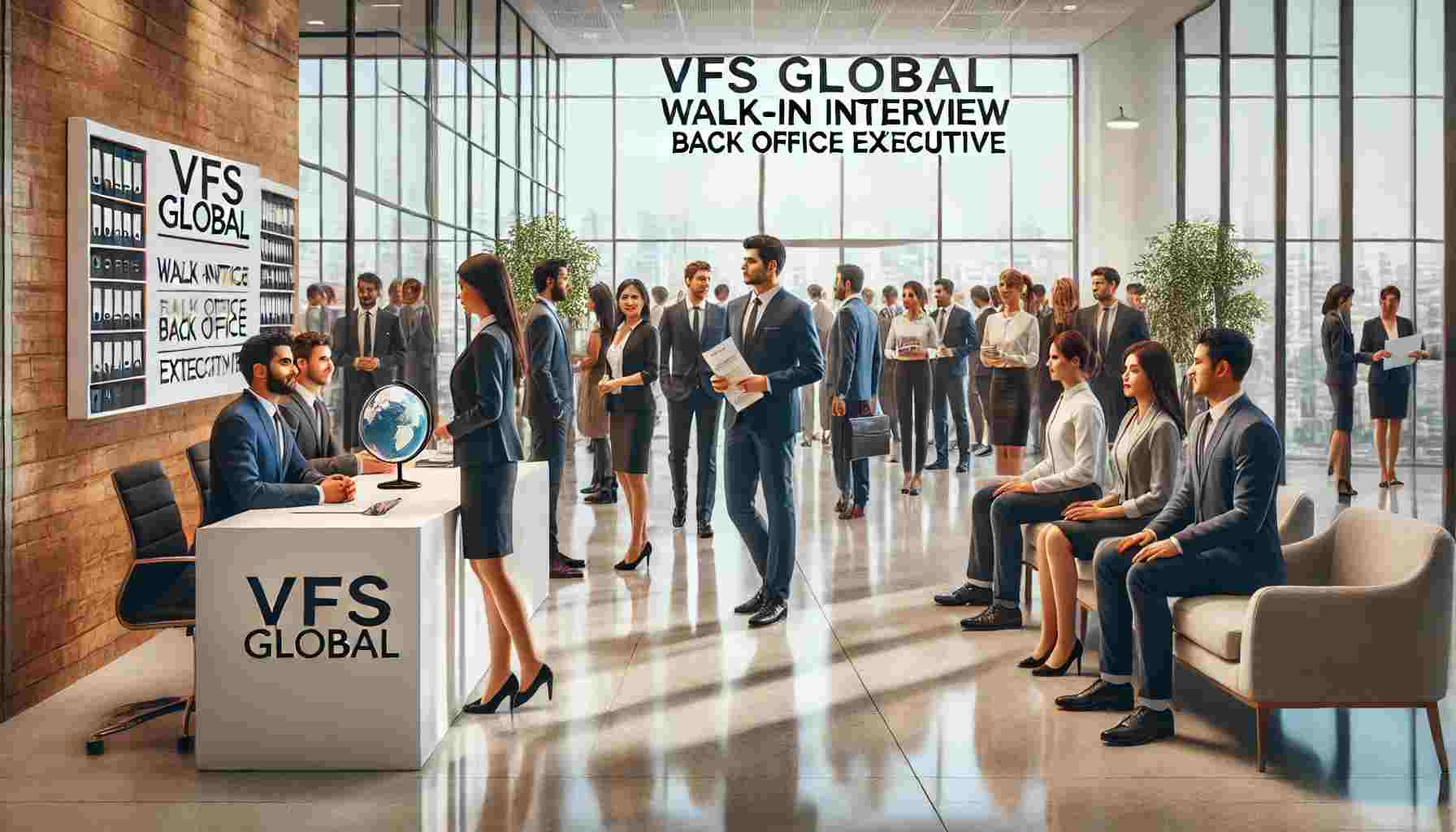 VFS Global Walk-in Interview in Mumbai for Back Office Executive