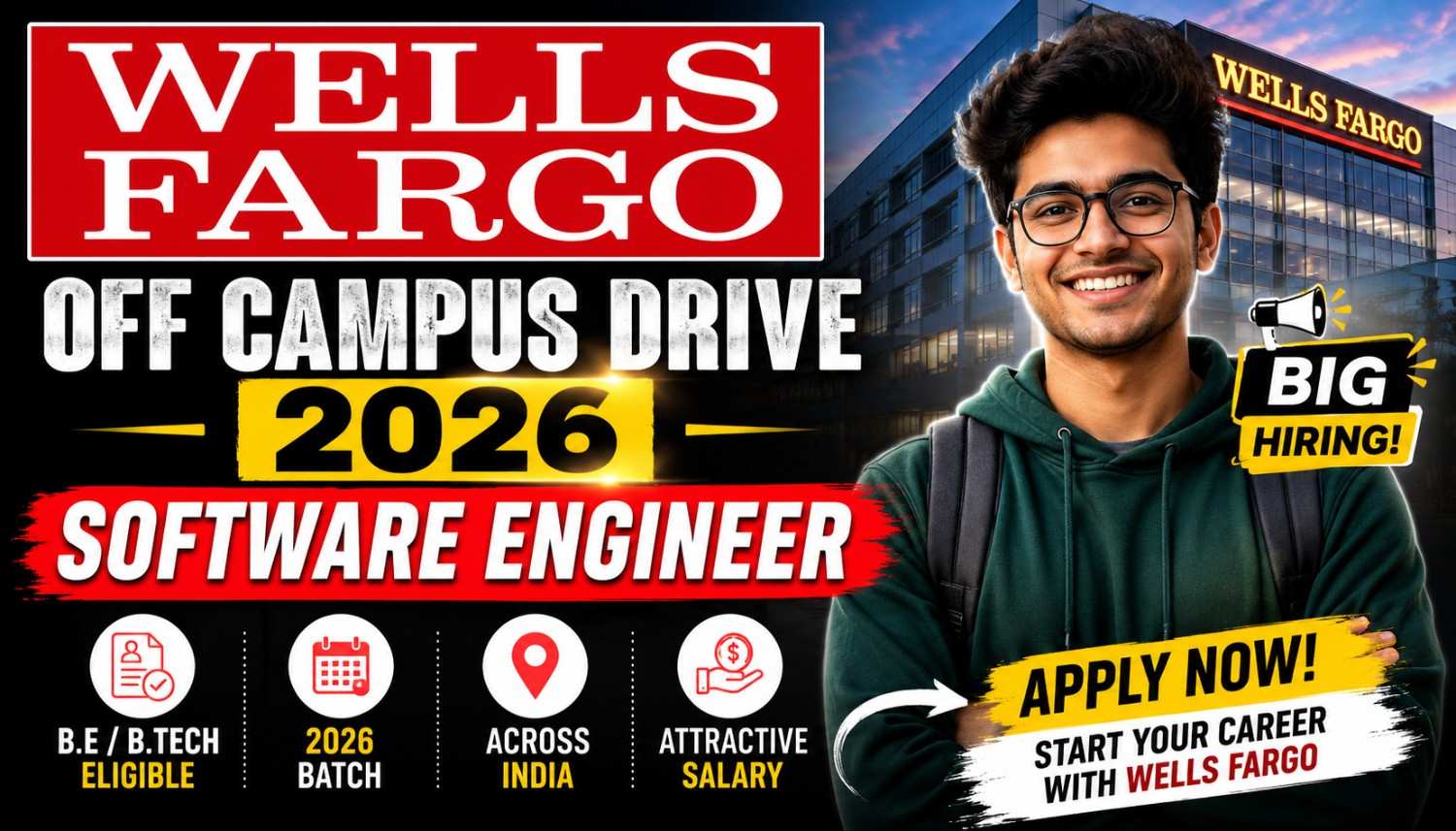 Wells Fargo Off Campus Drive 2026