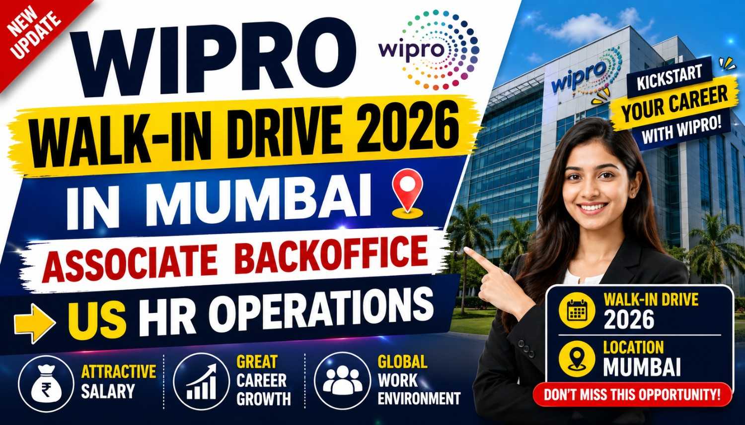 Wipro Walk-In Drive 2026 in Mumbai