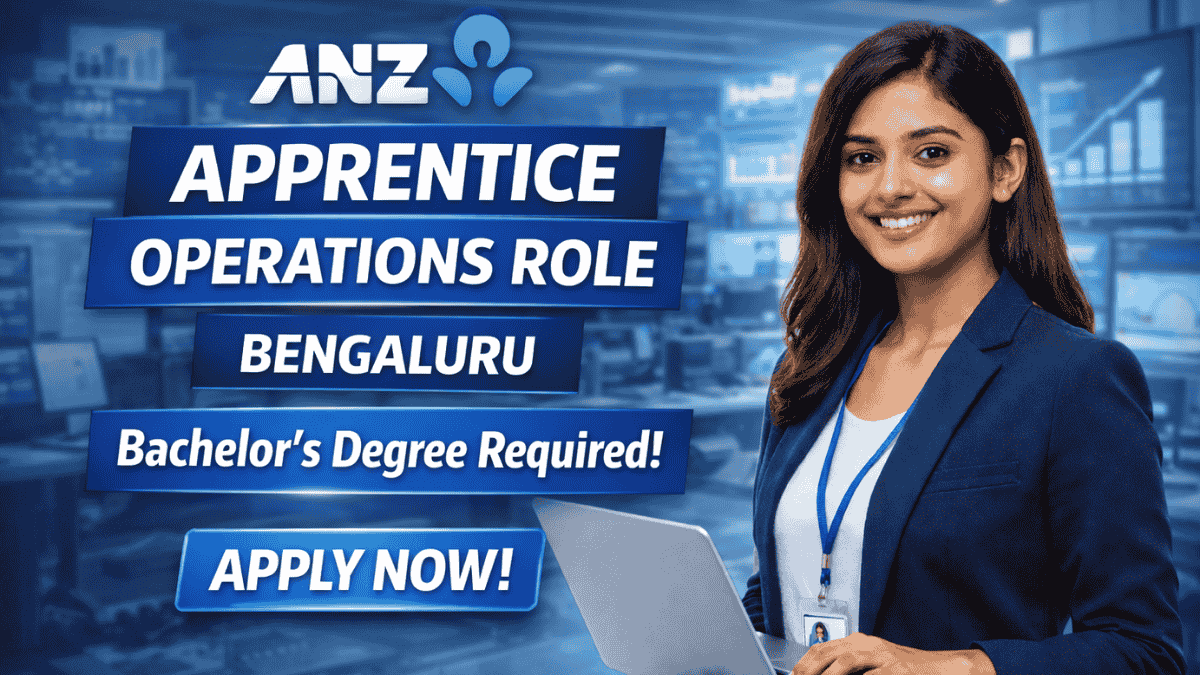 Apprentice - Operations Role at ANZ