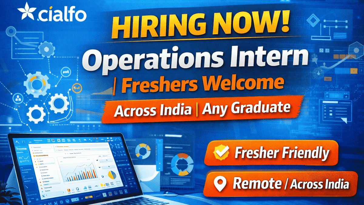 Cialfo Operations Intern Job Across India