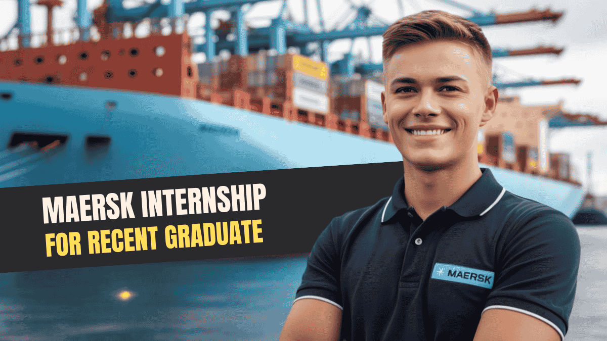 Internship Opportunity at Maersk : Apply Now!