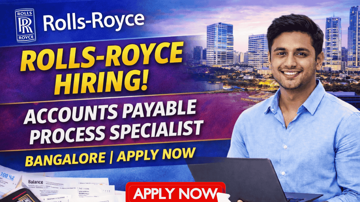 Rolls-Royce Hiring Accounts Payable Process Specialist