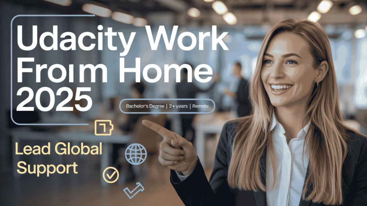 Udacity Work From Home Job 2025