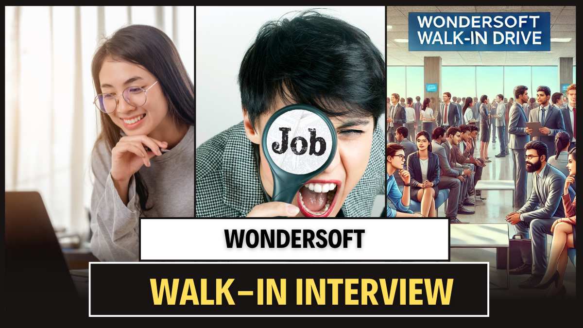 Walk-in Drive for Freshers
