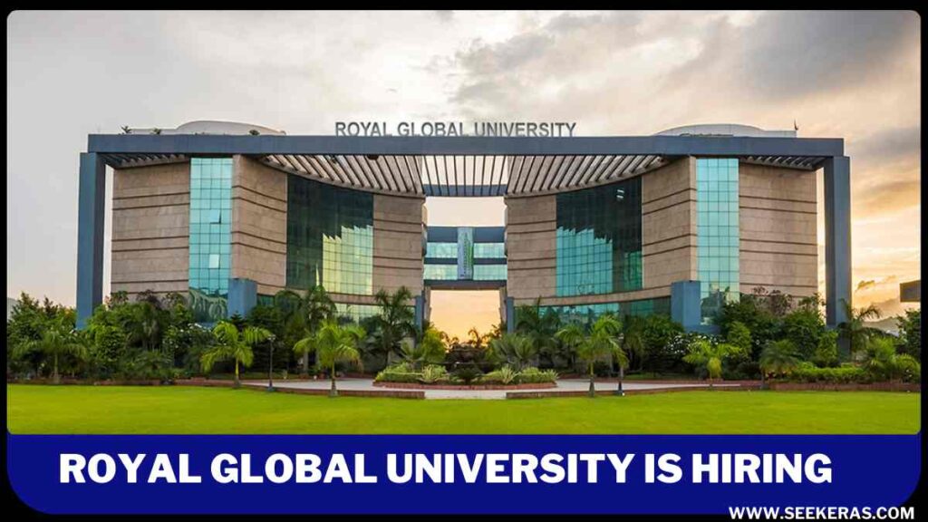 Royal global university Recruitment 2024