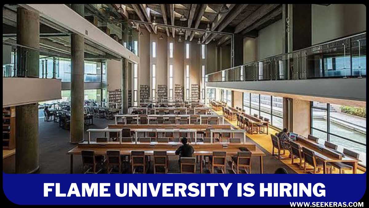 FLAME University Recruitment 2024