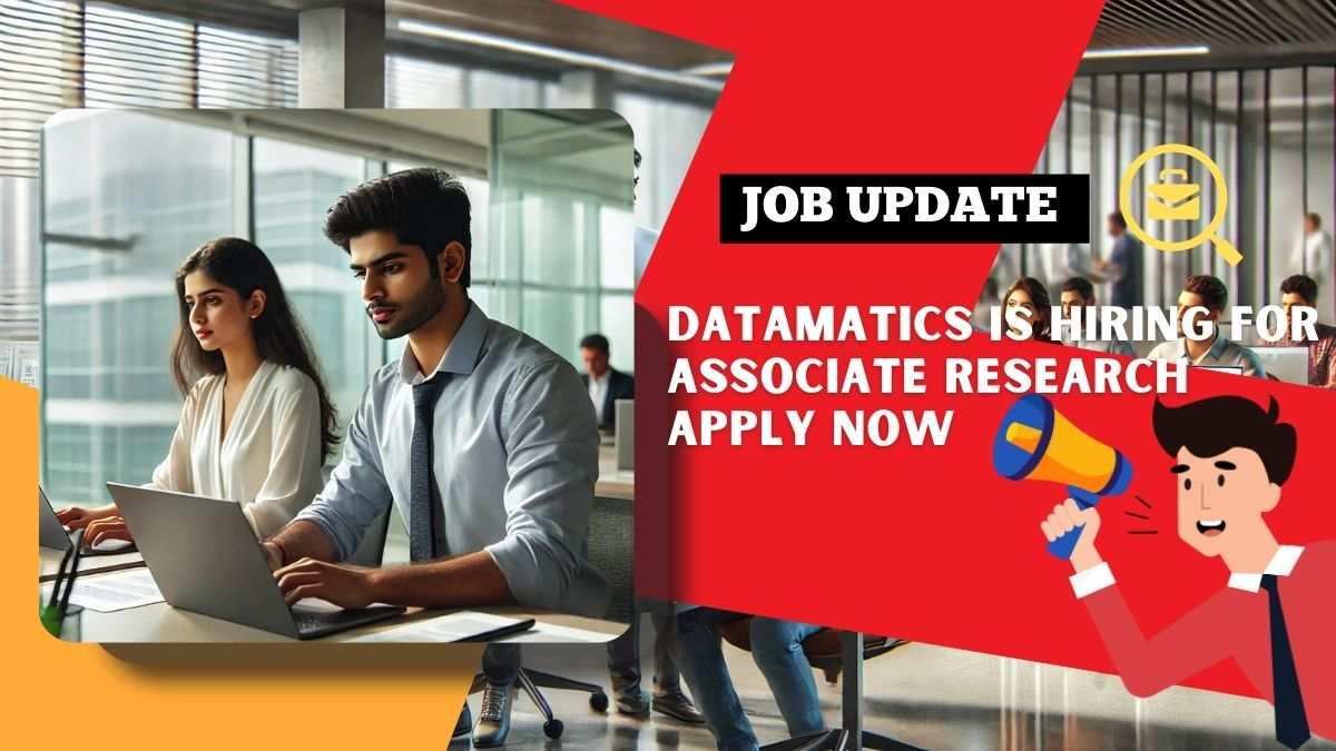 Associate Research Fresher Job at Datamatics