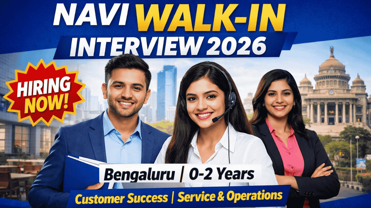 Navi Technologies Walk-In Interview