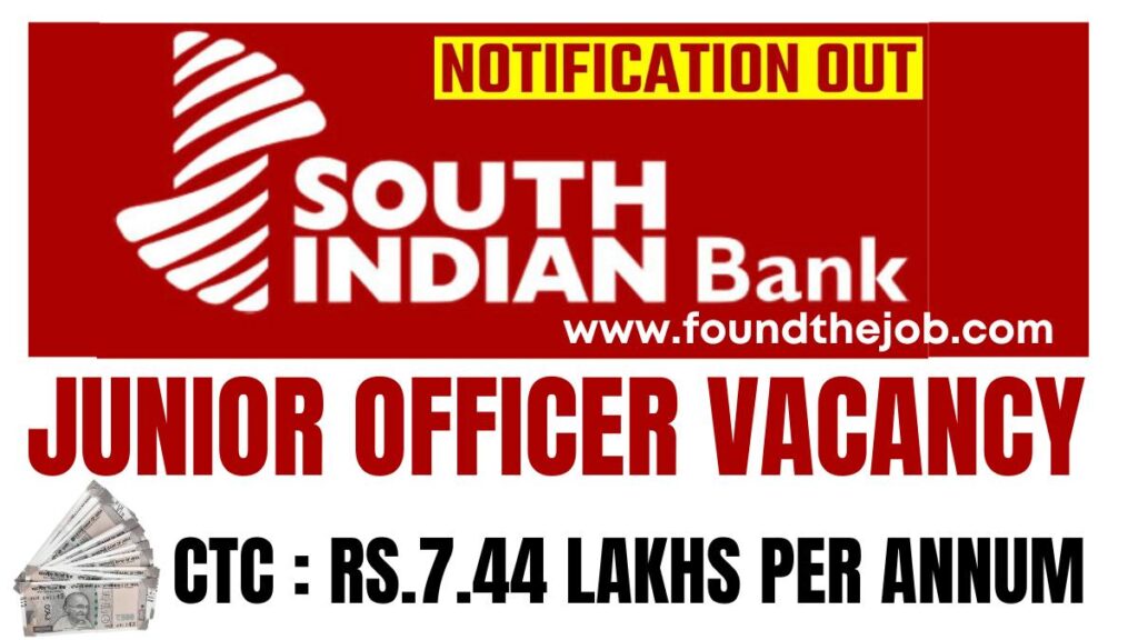 South Indian Bank Job