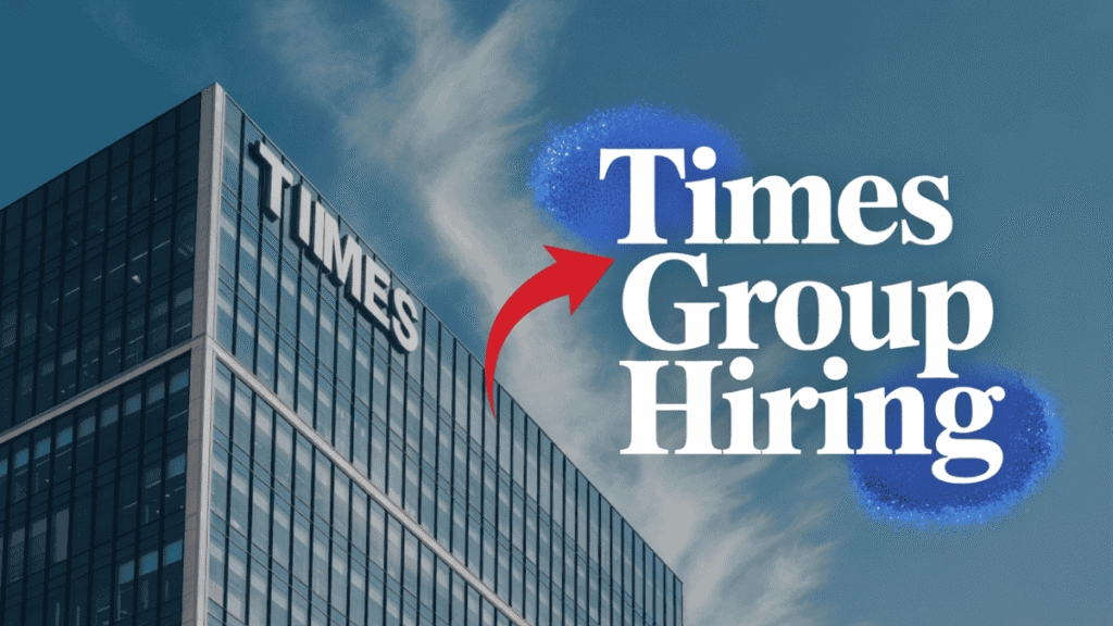 The Times Group Job Vacancy in Jaipur Walk-In Drive