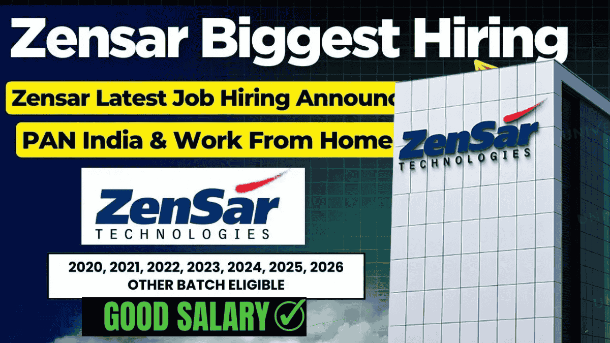 Zensar Hiring 2026 for Freshers