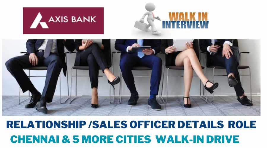 Axis Bank walkin drive for sales