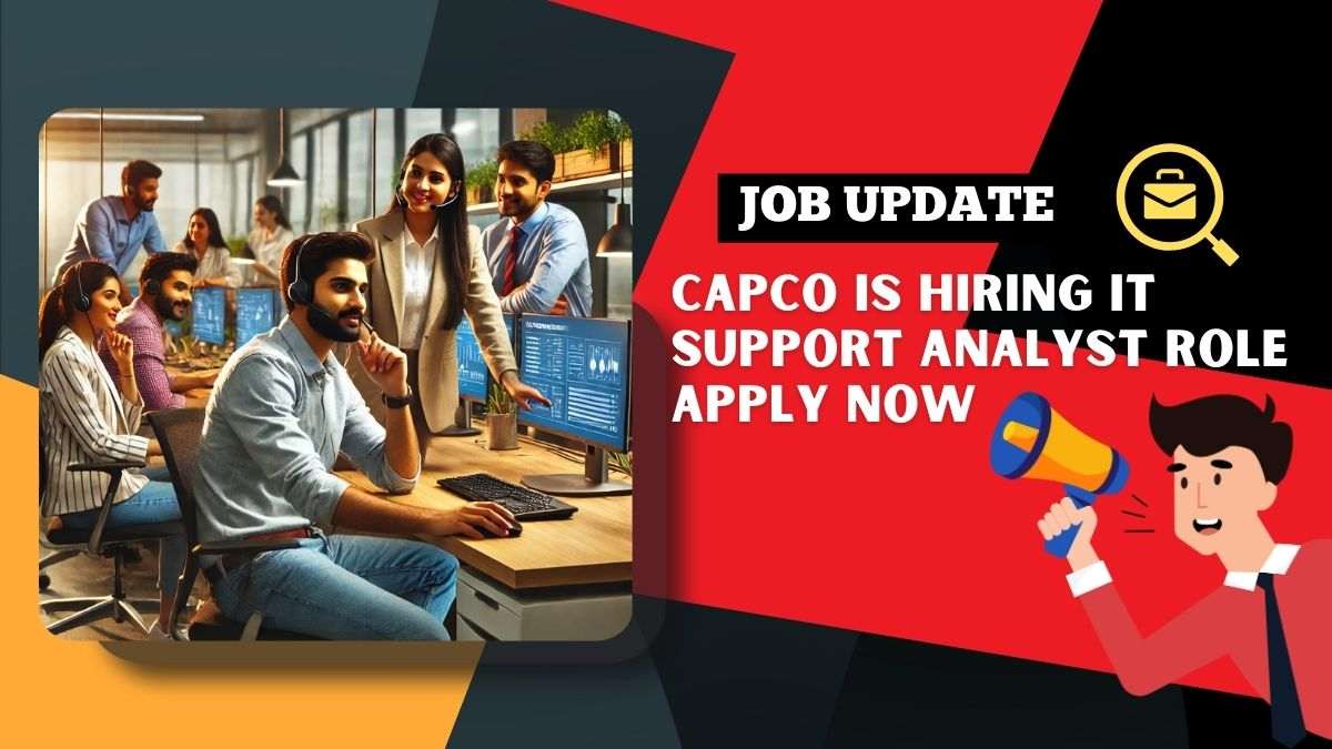 Capco Hiring IT Support Analyst in Bangalore