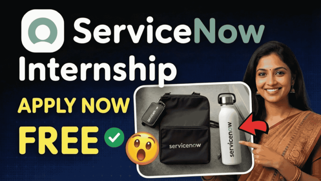 Internship Opportunity at ServiceNow
