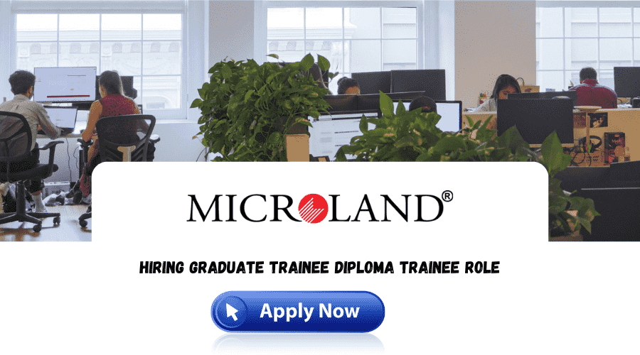 Microland Recruitment 2024
