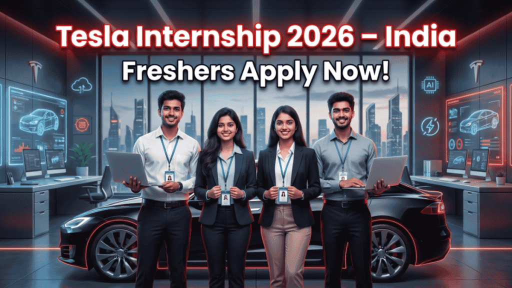 Tesla Internship in India for Fresher