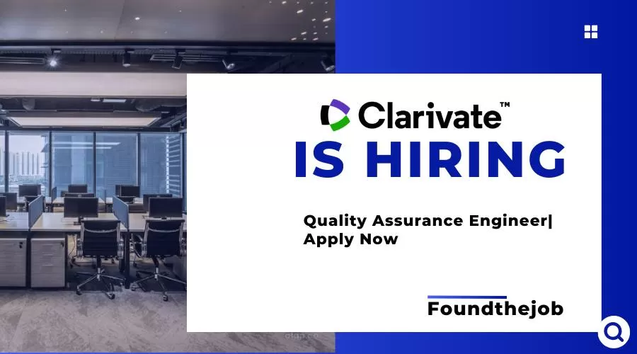 Clarivate Recruitment 2024