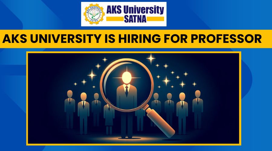 AKS University Recruitment 2024 