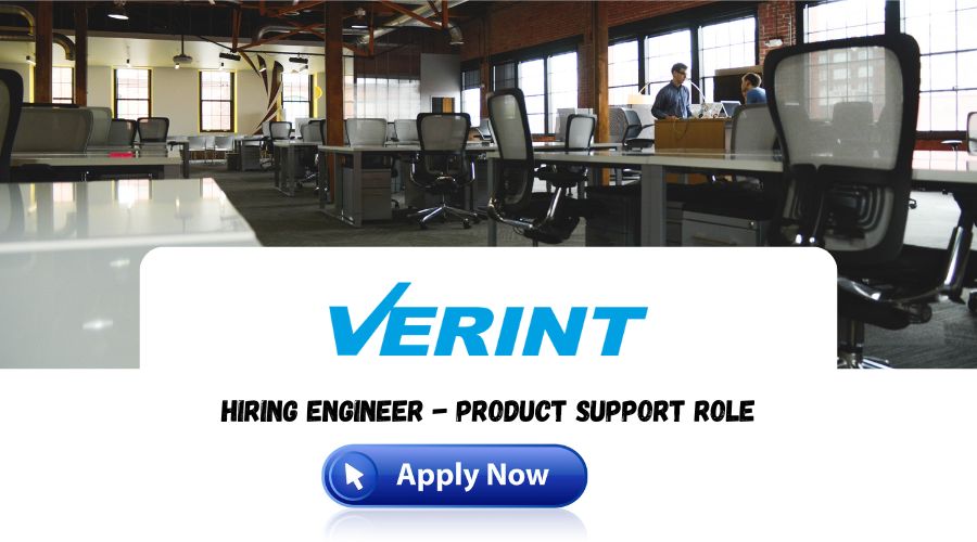 Verint Recruitment 2024