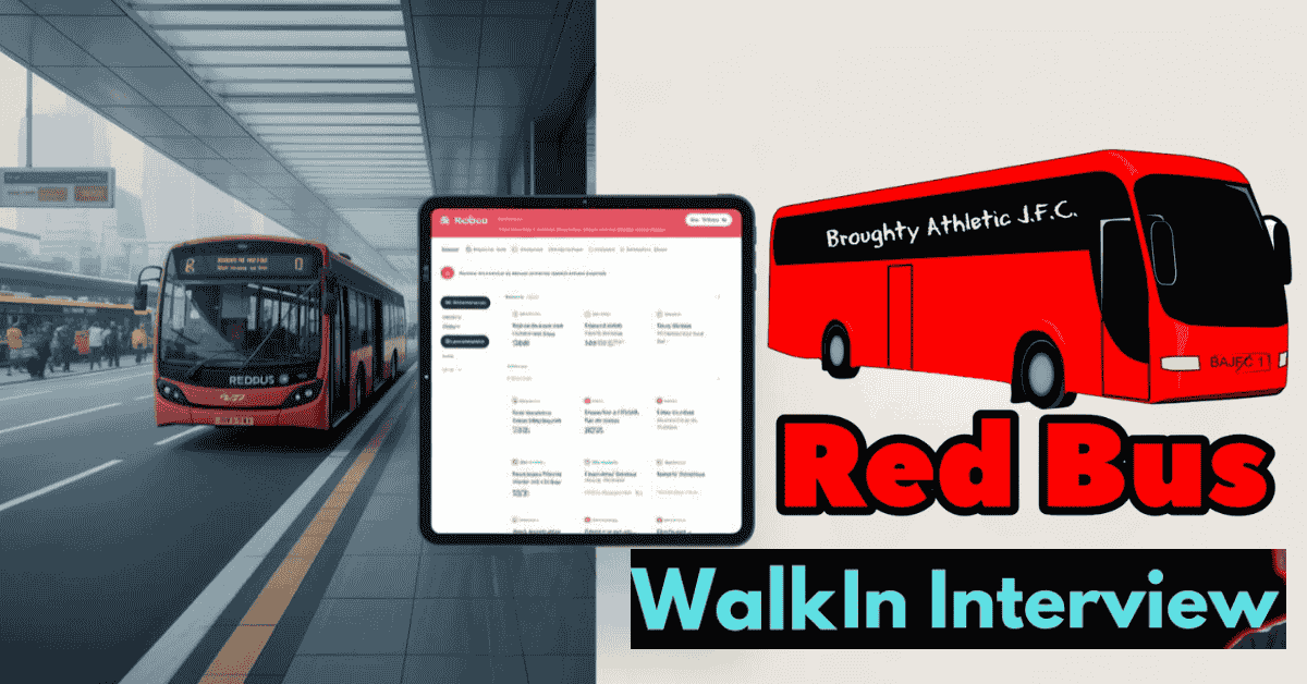 Redbus Job Openings in Bangalore Walk-in Drive for Management Executive Position